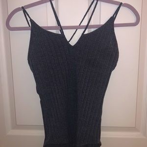 Strappy knitted bodysuit
